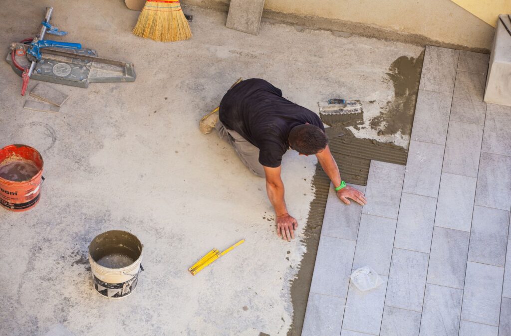 tile flooring installtion